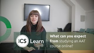 What can you expect from studying an AAT course online?