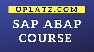SAP ABAP Introduction