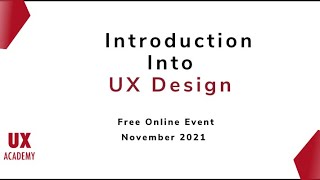 Check our Beginner UX Design WEBINAR 