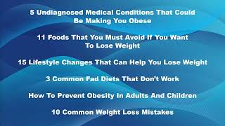 Dietetics for Weight Loss Course Promo