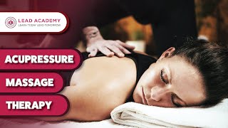 Acupressure: Acupressure Massage Therapist