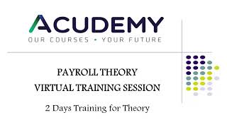 Payroll Theory Promo (Best-selling course)
