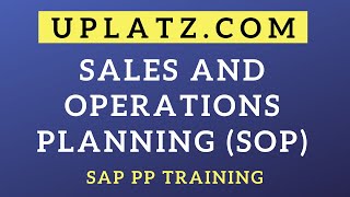 Sales and Operation Planning (SOP) | SAP PP | SAP Production Planning Tutorial Certification Course