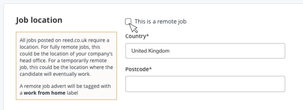 How to remove the Work From Home filter from your job advert - Recruiter Advice